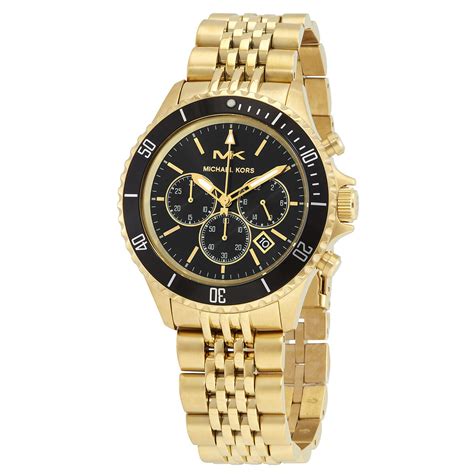 Michael Kors Bayville Chronograph Quartz Black Dial Men's 